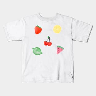 Fruit Sticker Pack Kids T-Shirt